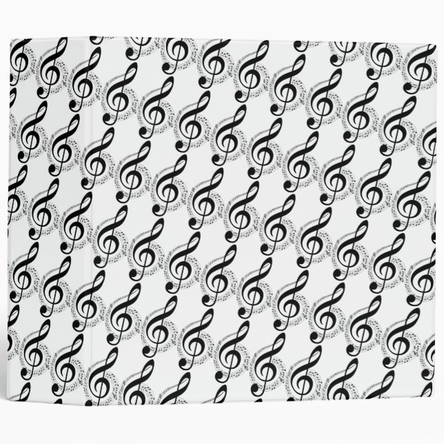 Music Notes Binder (Front/Spine)
