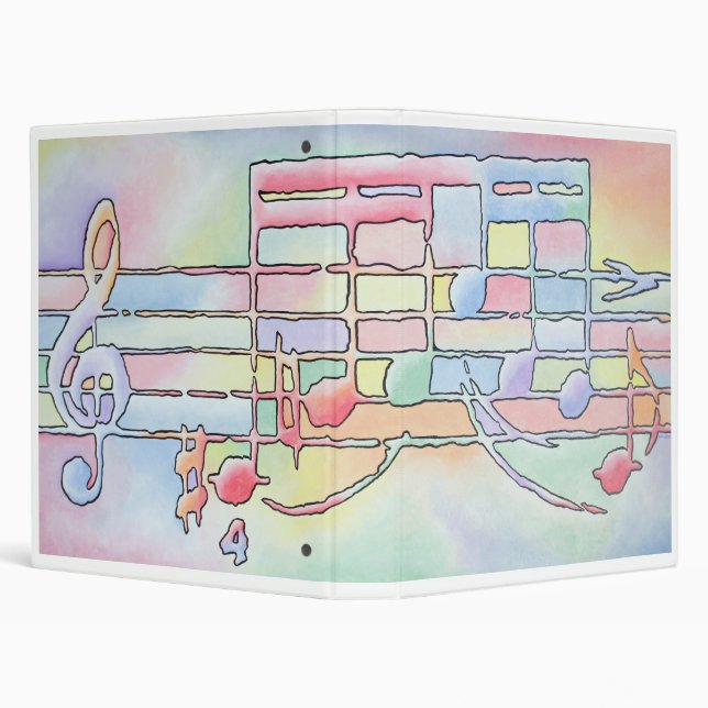 Music Notes Binder (Background)