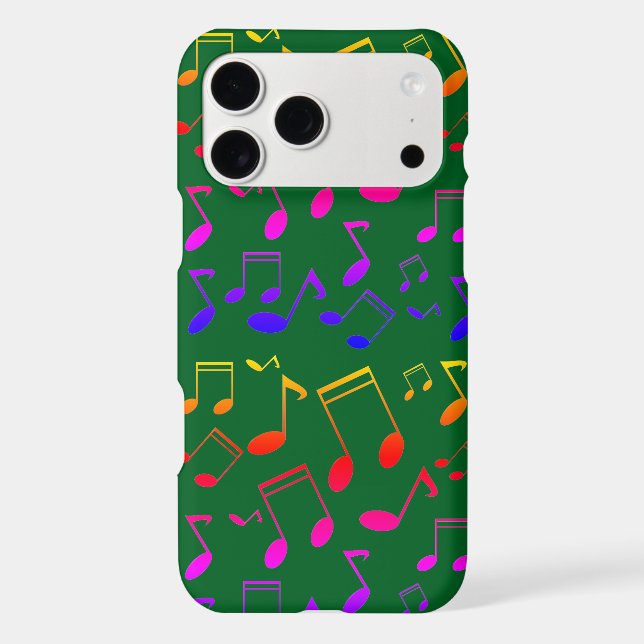 Music notes black Case-Mate iPhone case (Back)