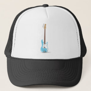 Music Notes Blue Chevrons Zigzags Pattern Destiny Trucker Hat