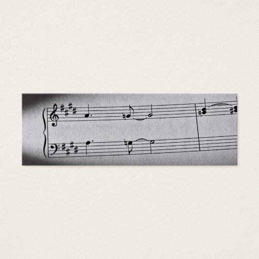 Music Notes Bookmark (Front)