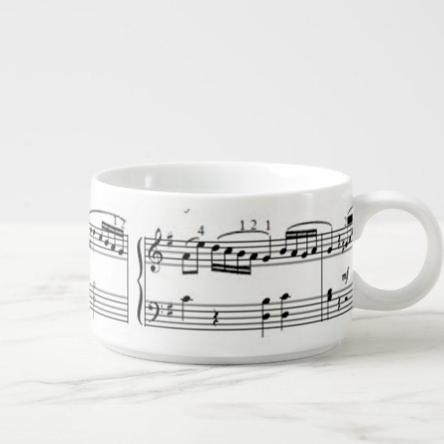 music notes bowl (Left)