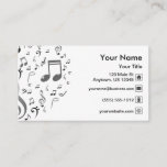 Music Notes Business Card