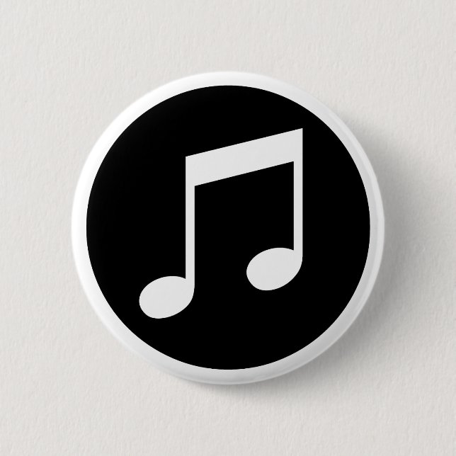 Music Notes Button (Front)