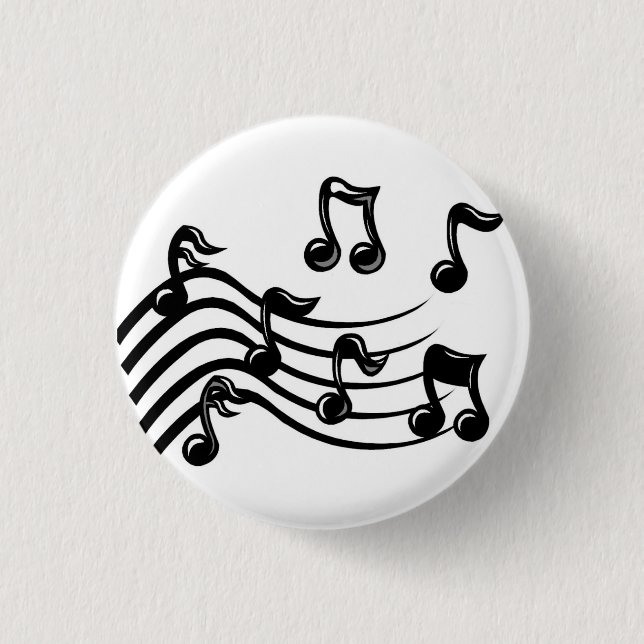 music notes button (Front)