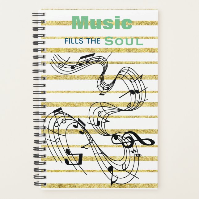 Music Notes Calendar Planner (Front)
