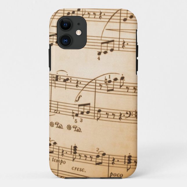 Music Notes Case-Mate iPhone Case (Back)