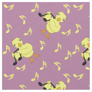 Music Notes Chick Fabric