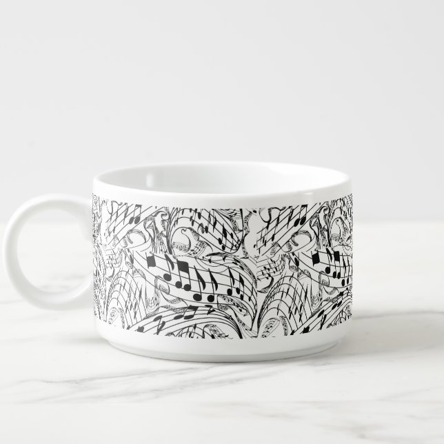 MUSIC NOTES-CHILI BOWL (Right)