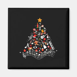 Music Notes Christmas Tree Musical Teacher Music X Magnet