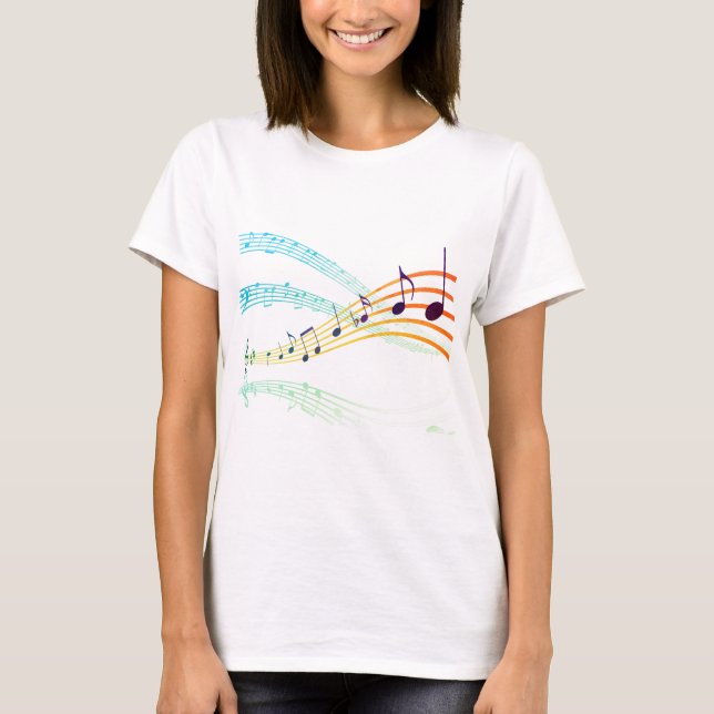 Music, notes, clef T-Shirt (Front)