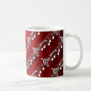 Music Notes Coffee Mug