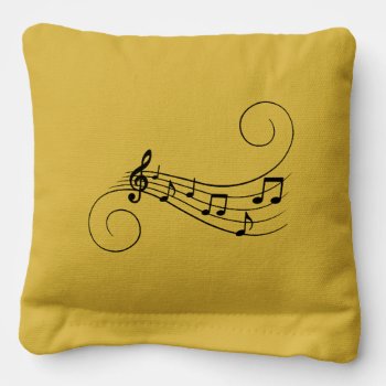 Music Notes Cornhole Bags by KRStuff at Zazzle
