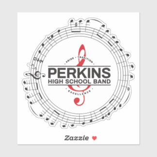 Music Notes Cup Sticker