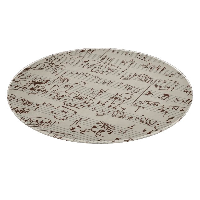 Music notes cutting board (Corner)
