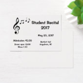 Music Notes Design-Your-Own Tickets (Desk)
