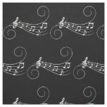Music Notes Fabric