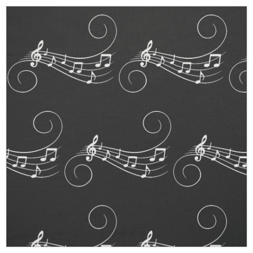 Music Notes Fabric