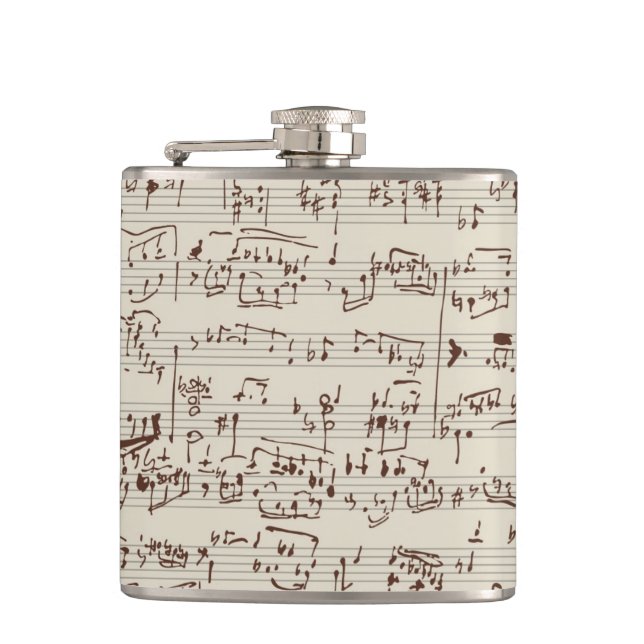 Music notes flask (Front)