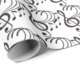 Music Notes Gift Wrap