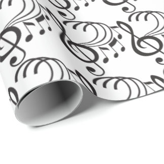 Music Notes Gift Wrap