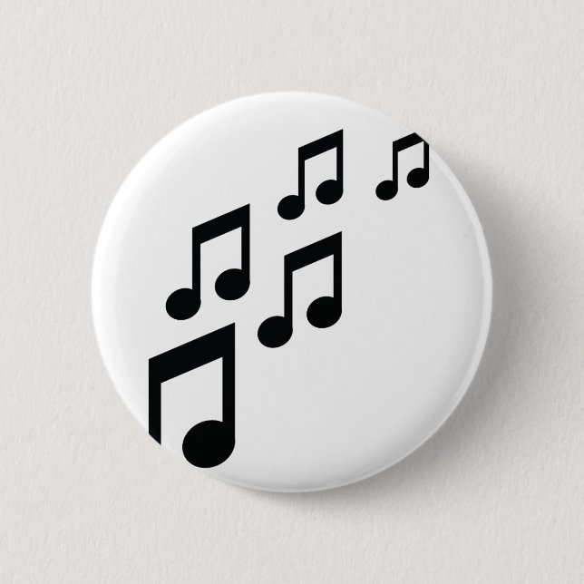 music notes icon button (Front)