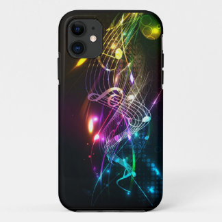 Music Notes in Color for Music-lovers iPhone 11 Case