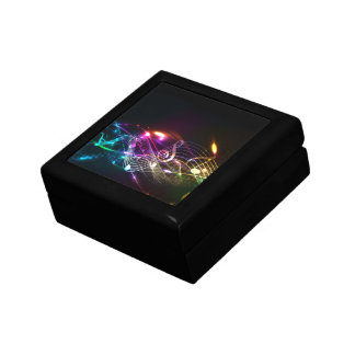 Music Notes in Color for Music-lovers Keepsake Box
