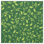 Music Notes in Green