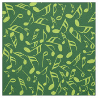Music Notes in Green