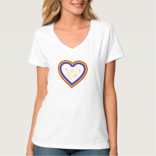 Music notes in the rainbow, T-Shirt