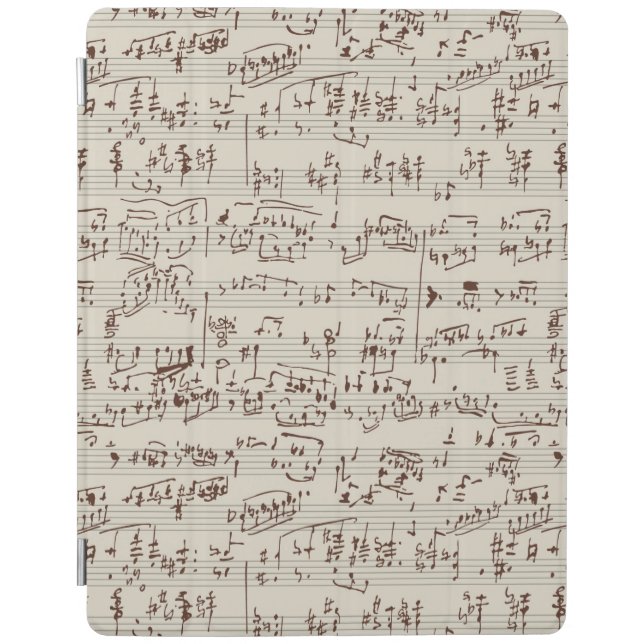 Music notes iPad smart cover (Front)