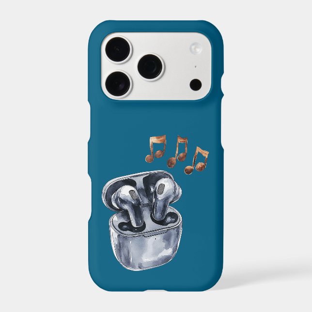 Music Notes iPhone Case (Back)