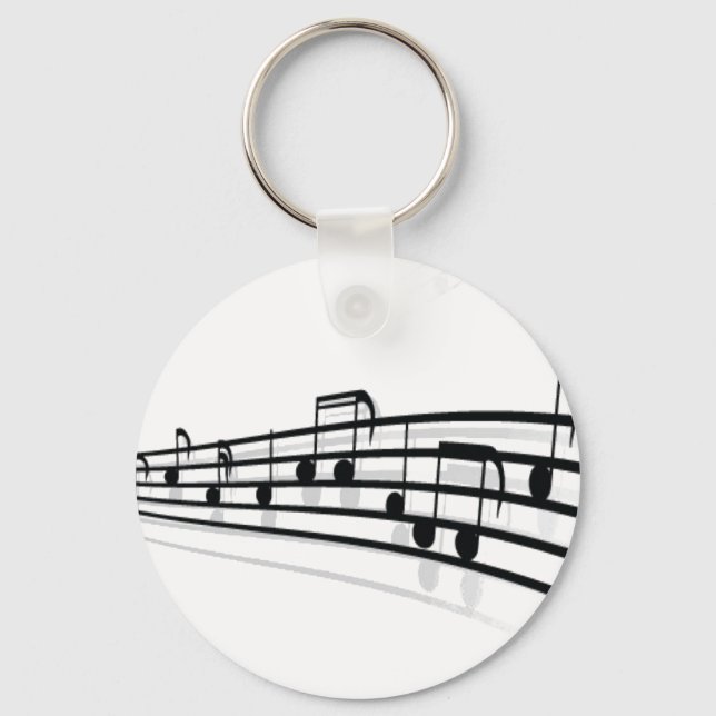 Music Notes Keychain (Front)
