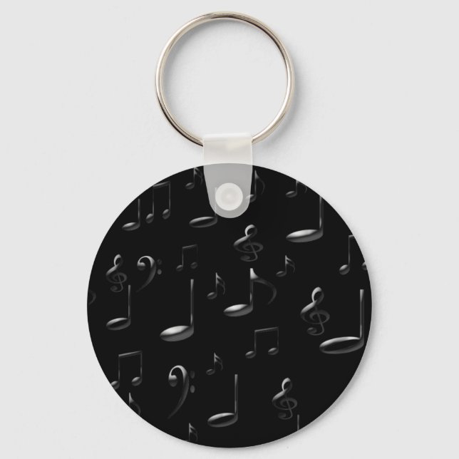 MUSIC NOTES KEYCHAIN (Front)