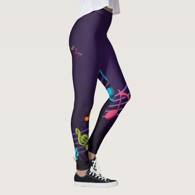 Music Notes Leggings (Right)
