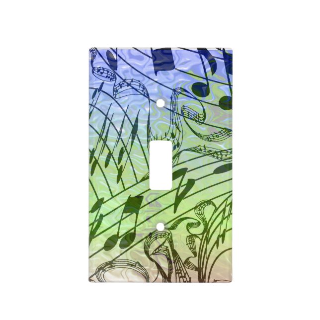 MUSIC NOTES-LIGHT SWITCH COVER (Front)
