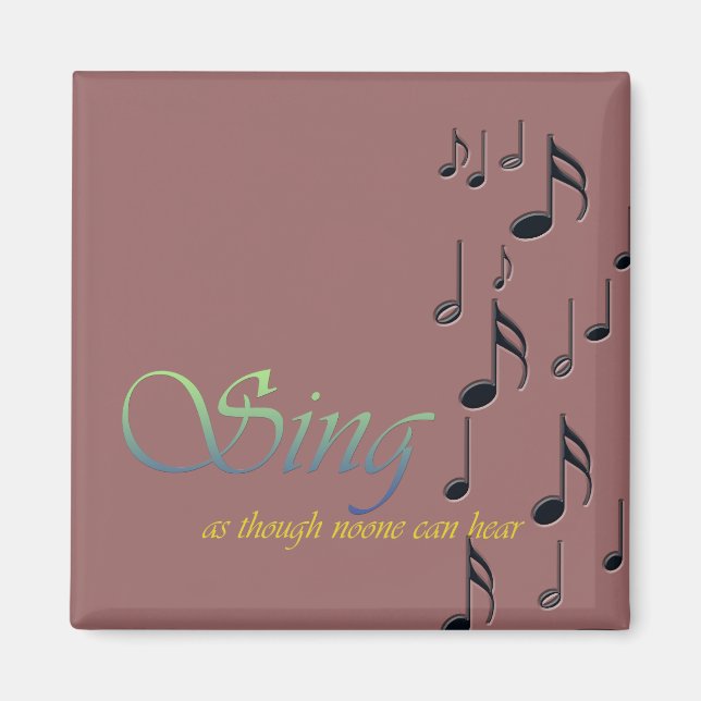 Music Notes Magnet (Front)