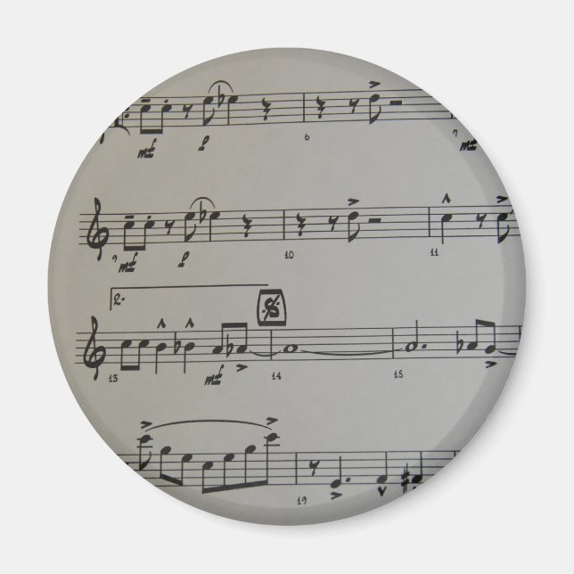 Music Notes Magnet (Front)