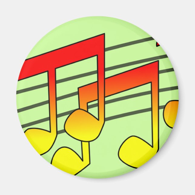 Music Notes Magnet (Front)
