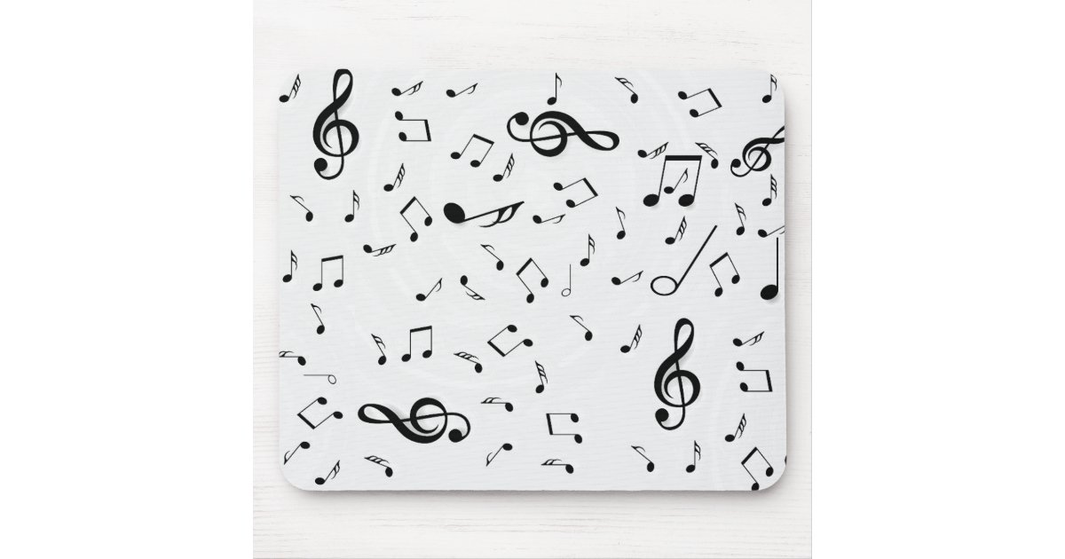 Notes Mouse Pad Music Notes Mouse Pad | Zazzle