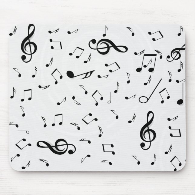 Music Notes  Mouse Pad (Front)