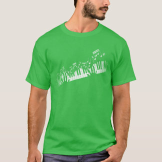 Music Notes Musical Instrument Pianist Idea Piano  T-Shirt