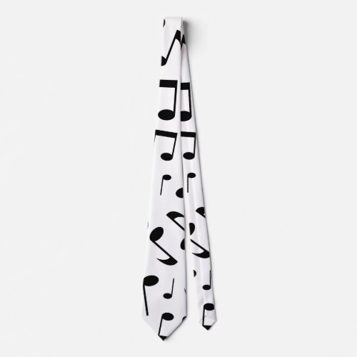 Music Notes Musical Pattern Necktie