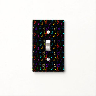 Music Notes Musician Gifts Musical Note Art Lovers Light Switch Cover