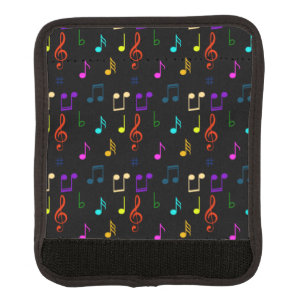 Music Notes Musician Gifts Musical Note Art Lovers Luggage Handle Wrap