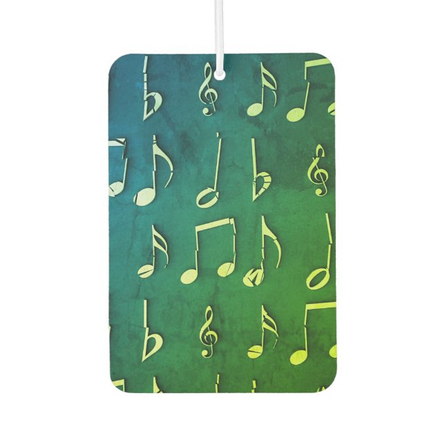 Music, Notes, Mute Air Freshener (Front)