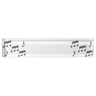 Music Notes Name Plate