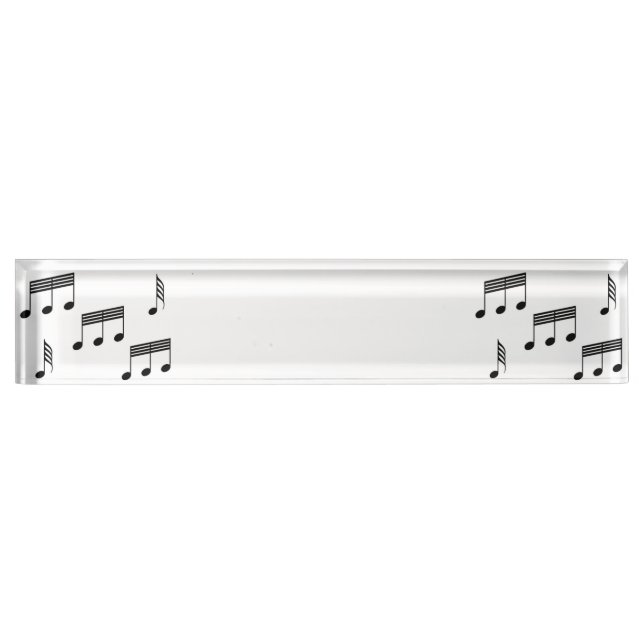 Music Notes Name Plate (Front)