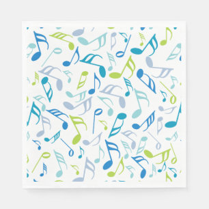 Music Notes  Napkins